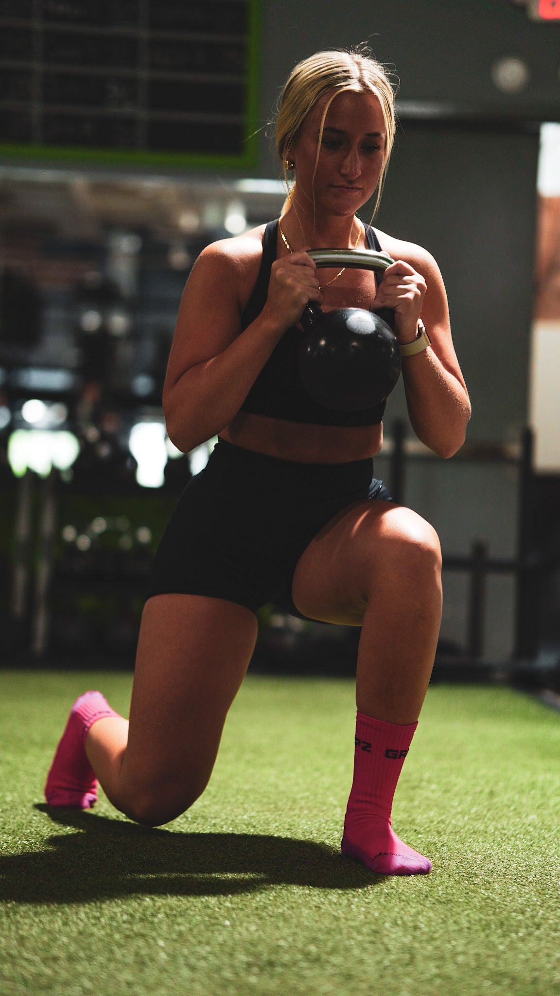 Pink Gripz Socks